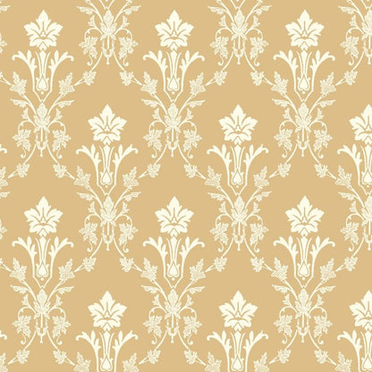 Hudiksvall Floral Wallpaper - Yellow