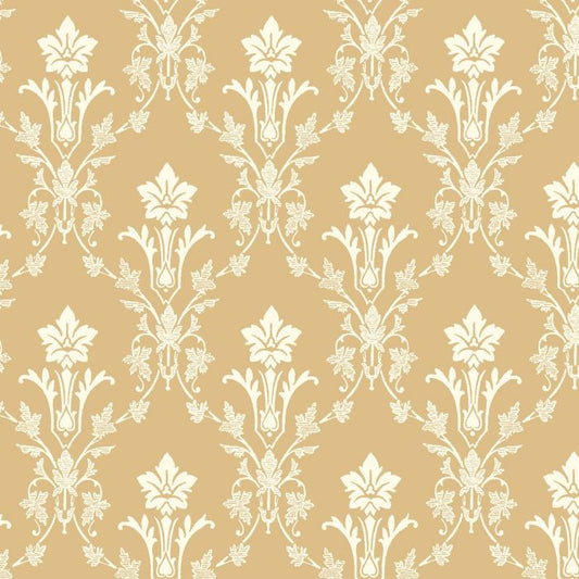 Hudiksvall Floral Wallpaper - Yellow
