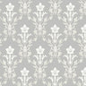 Hudiksvalls Floral Wallpaper - Grey