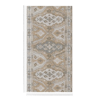 Marrakesh Carpet Wallpaper  - Beige Grey