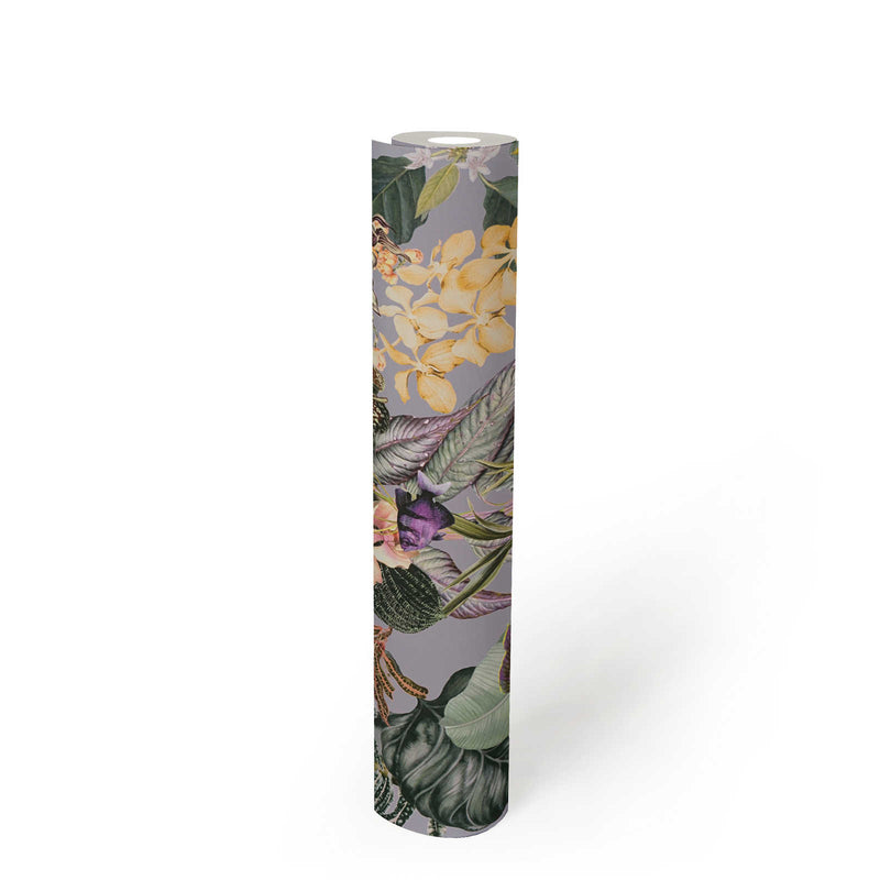 Tropical Dreams Wallpaper - Grey