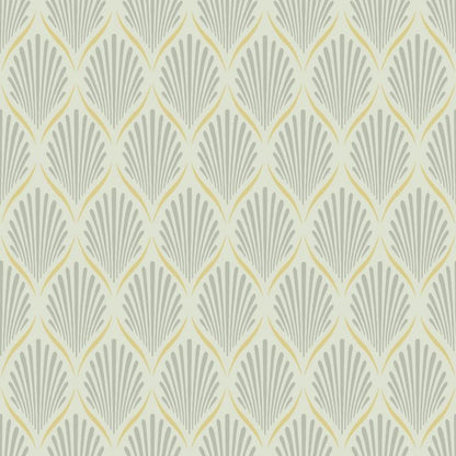 Lilly Geometric Wallpaper - Green