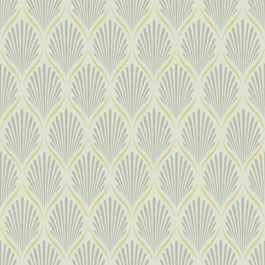 Lilly Geometric Wallpaper - Green