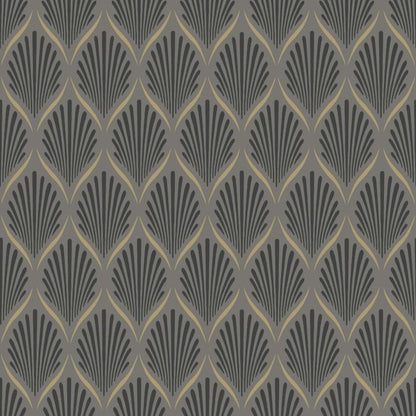 Lilly Geometric Wallpaper - Black