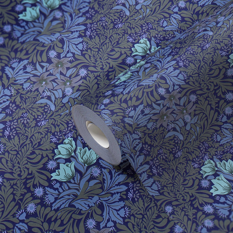 Antique Floral Trails Wallpaper Online NZ | The Inside - Mauve
