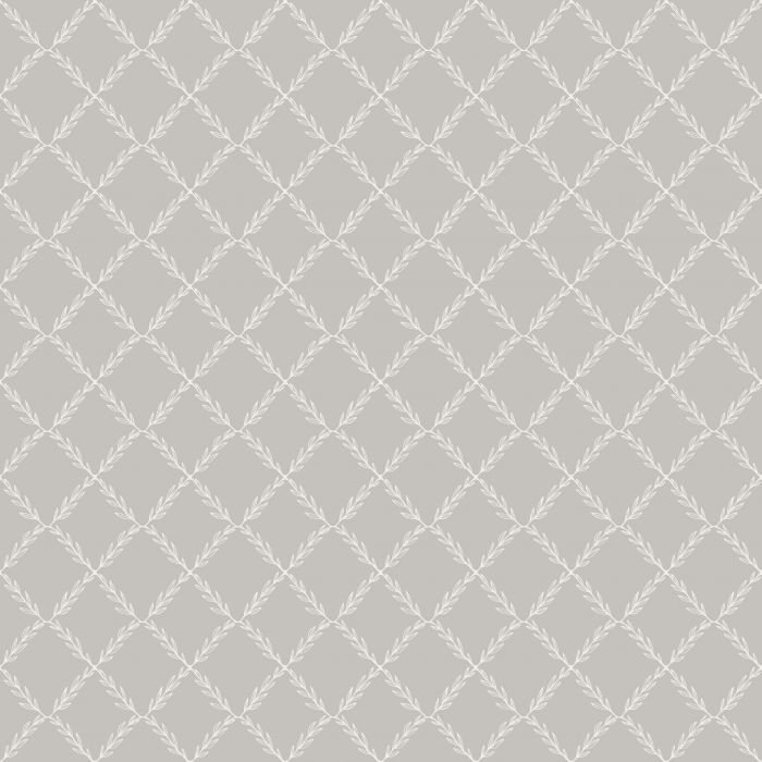 Sample - Vide - Leafy Geo Wallpaper - Grey