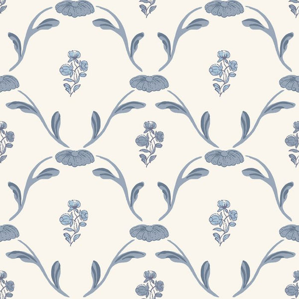 Sample - Hemmingbo Wallpaper - Blue