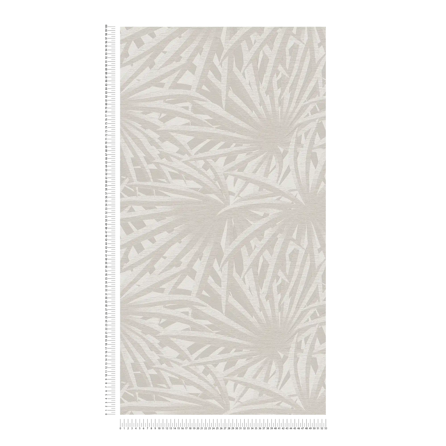 Marrakech Palms Wallpaper - Grey/White