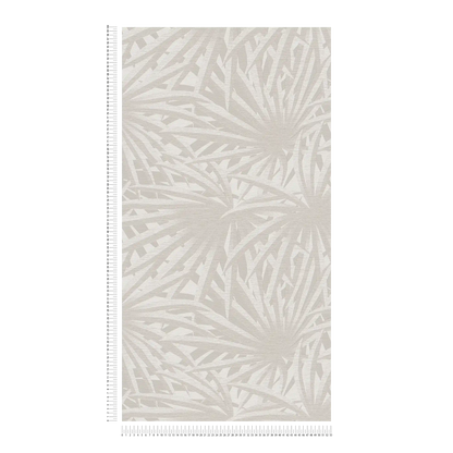 Marrakech Palms Wallpaper - Grey/White