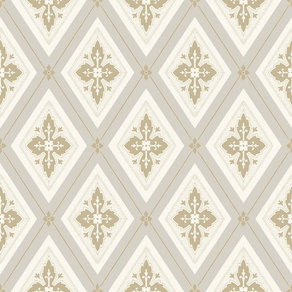 Sample - Astrid Flora Wallpaper - Yellow