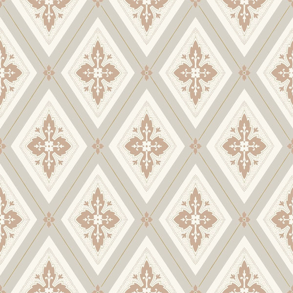 Sample - Astrid Flora Wallpaper - Pink