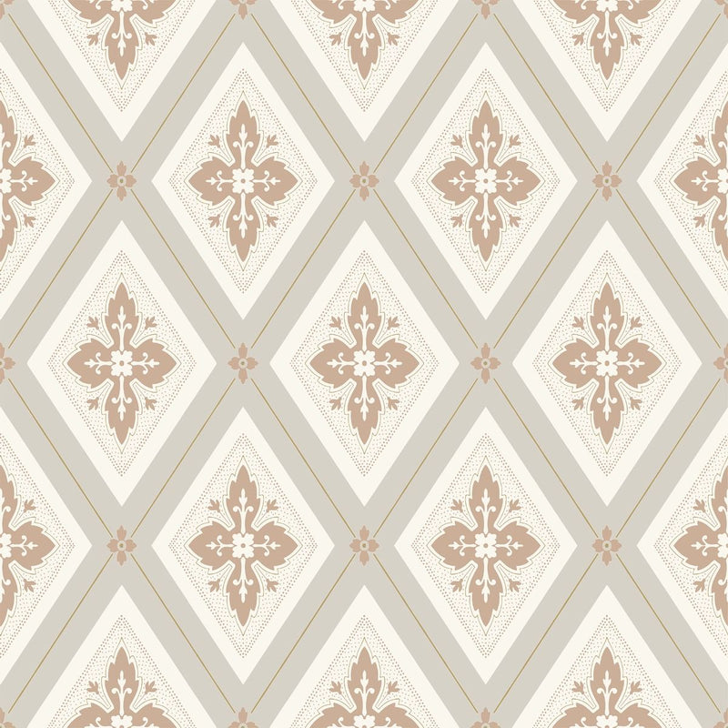 Astrid Flora Wallpaper - Pink