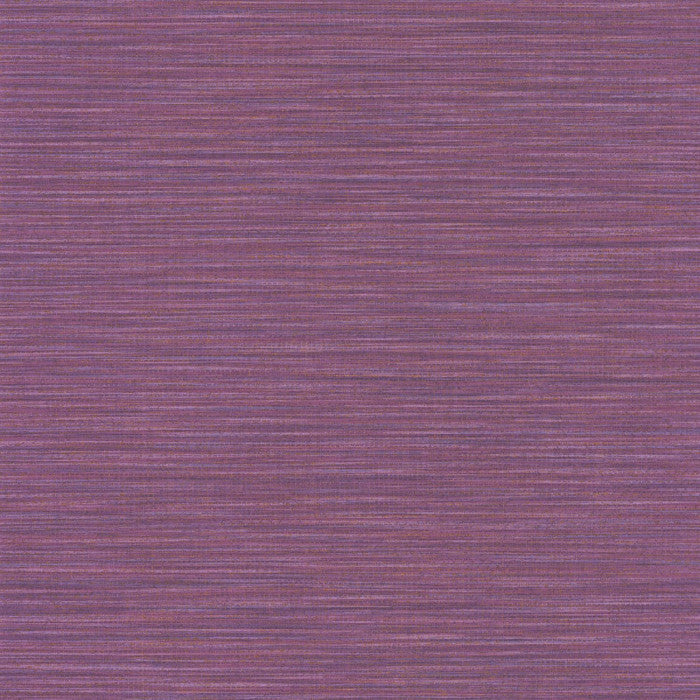 Wara Faux Grasscloth Wallpaper - Discontinuing - Violet Fonce Metallique - 158 Left
