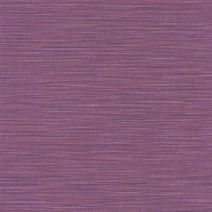 Wara Faux Grasscloth Wallpaper - Discontinuing - Violet Fonce Metallique - 158 Left