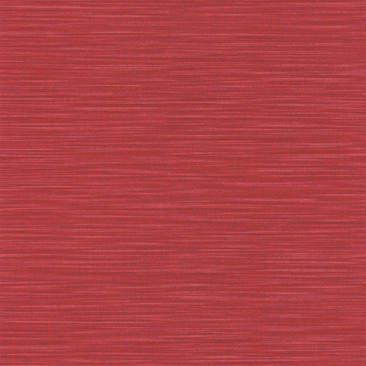 Wara Faux Grasscloth Wallpaper - Discontinuing - Uni Rouge - 22 Left