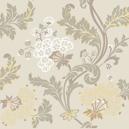 Lydias Gard Wallpaper - Gold/Beige