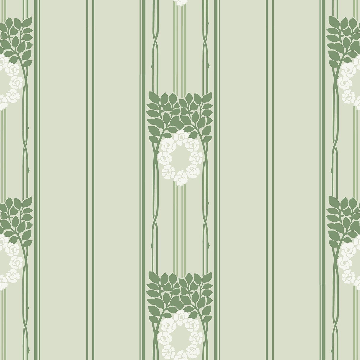 Sample - Ramsjo Wallpaper - Green