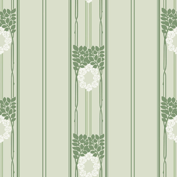Sample - Ramsjo Wallpaper - Green