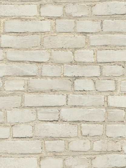 Vintage House Brick Wallpaper - Stone