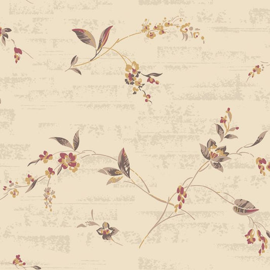 Duro Skir 1939 Wallpaper - Beige/Red