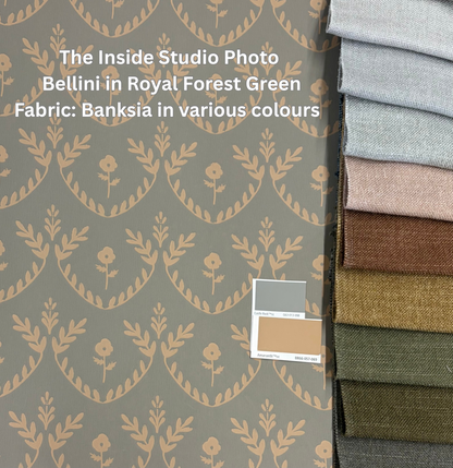 Bellini Wallpaper - Royal Forest Green