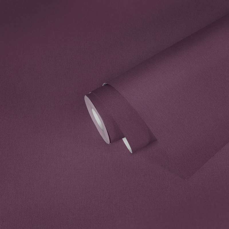 Art of Eden Plain Coordinate Wallpaper - Berry Purple