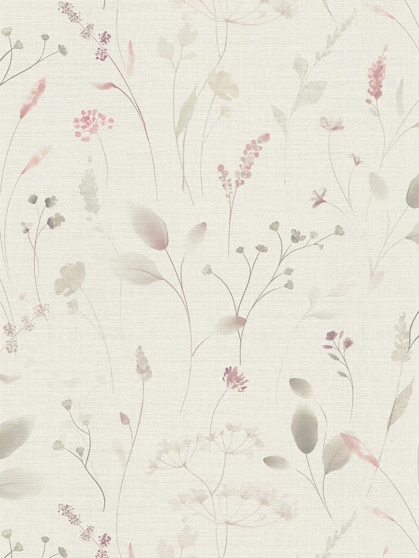 Sample – Wisp Wildflower Wallpaper – Sage