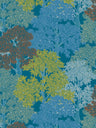 Colourful Forest Trees Wallpaper - Blue