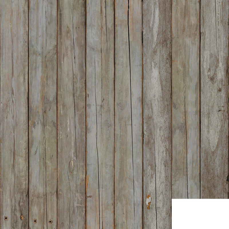 Piet Hein Eek 'Scrapwood Series' Wallpaper - Grey/Green Beams - PHE14