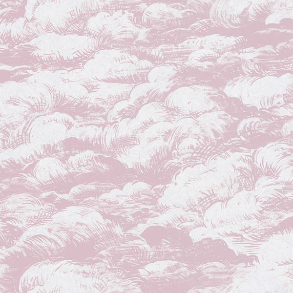 Sample - Cloudy Cloud Wallpaper - Pink