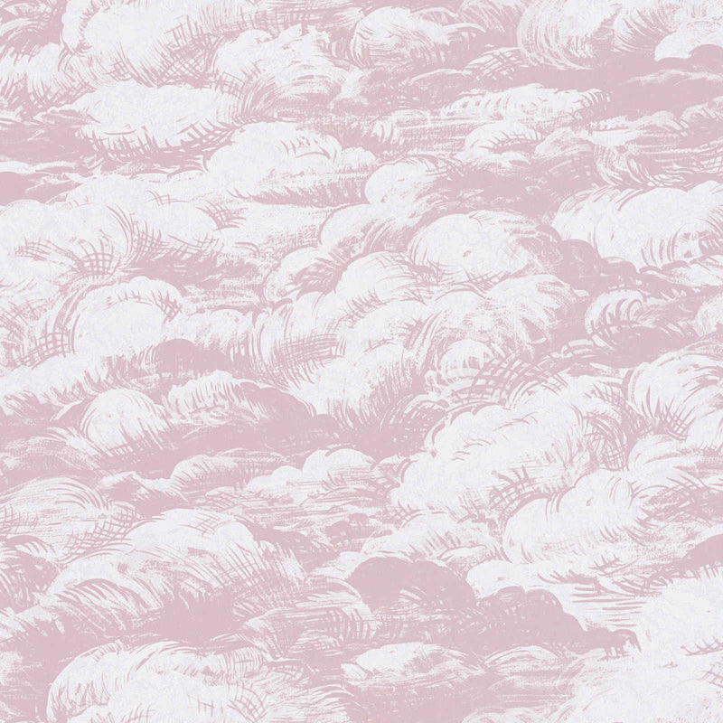 Sample - Cloudy Cloud Wallpaper - Pink