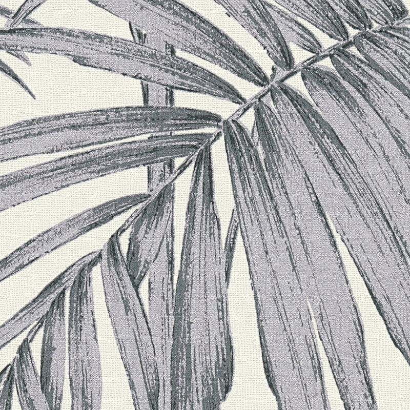 Lola Palm Wallpaper - Grey