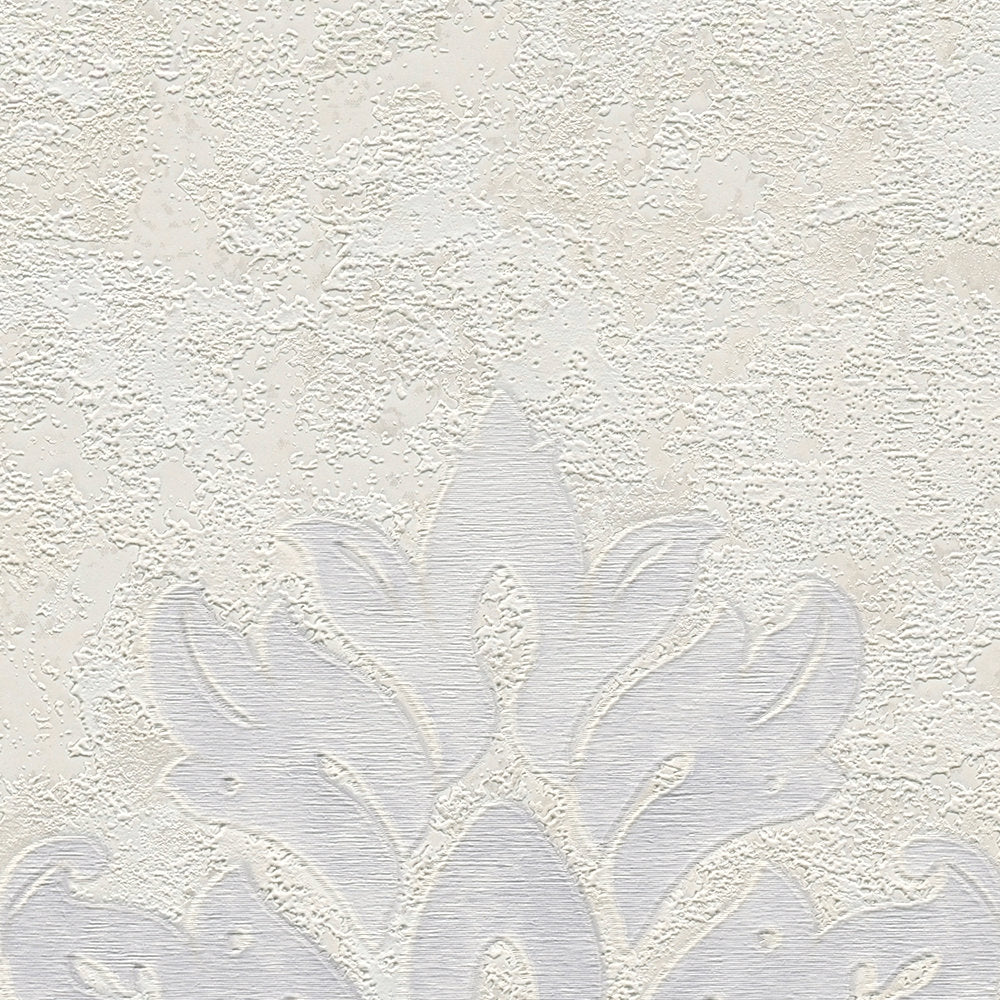 St. Petersberg Baroque Wallpaper - Ivory