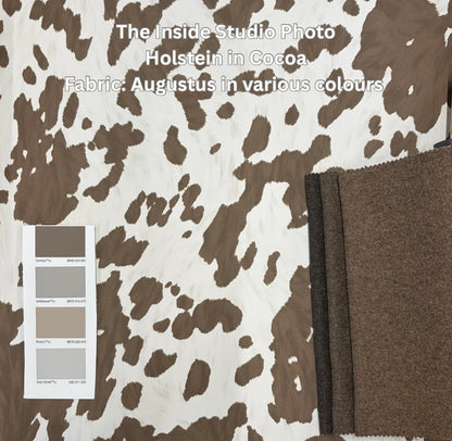 Holstein – Cowhide Wallpaper – Cocoa