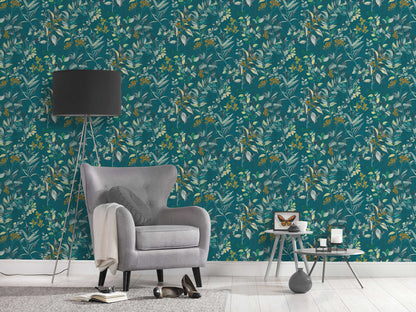Meadow Whisper - Architects Wallpaper - Green