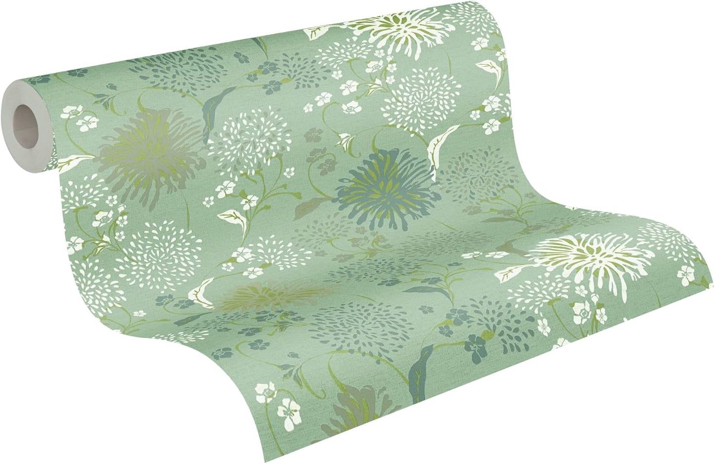 Bloom Wallpaper - House of Turnowsky - Green/White