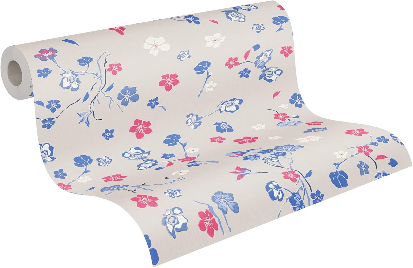 Paradise Blooms Wallpaper - House of Turnowsky - Beige/Blue