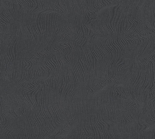 Ripple Glitter Effect Wallpaper - Black