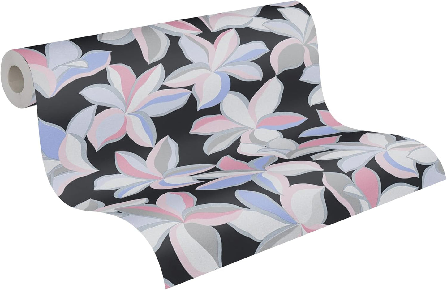 Daisy Days Wallpaper - House of Turnowsky - Black/Silver
