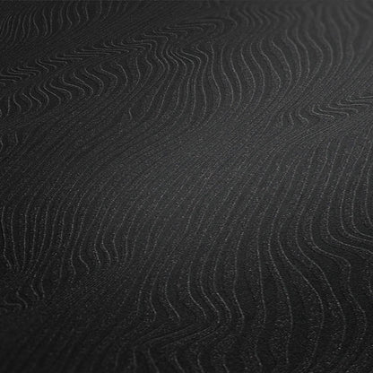 Ripple Glitter Effect Wallpaper - Black
