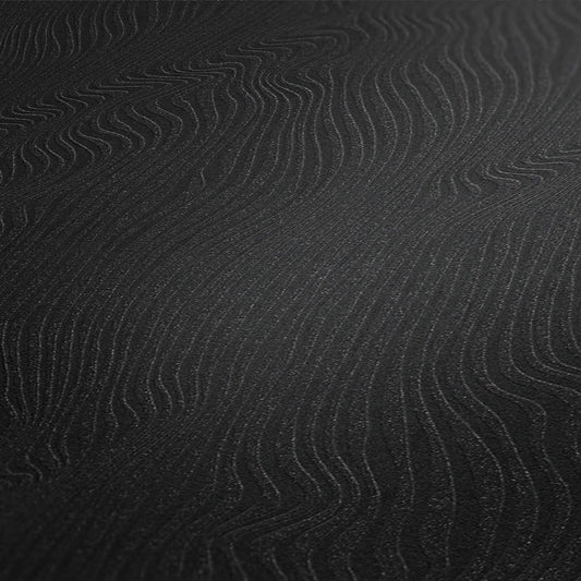 Ripple Glitter Effect Wallpaper - Black