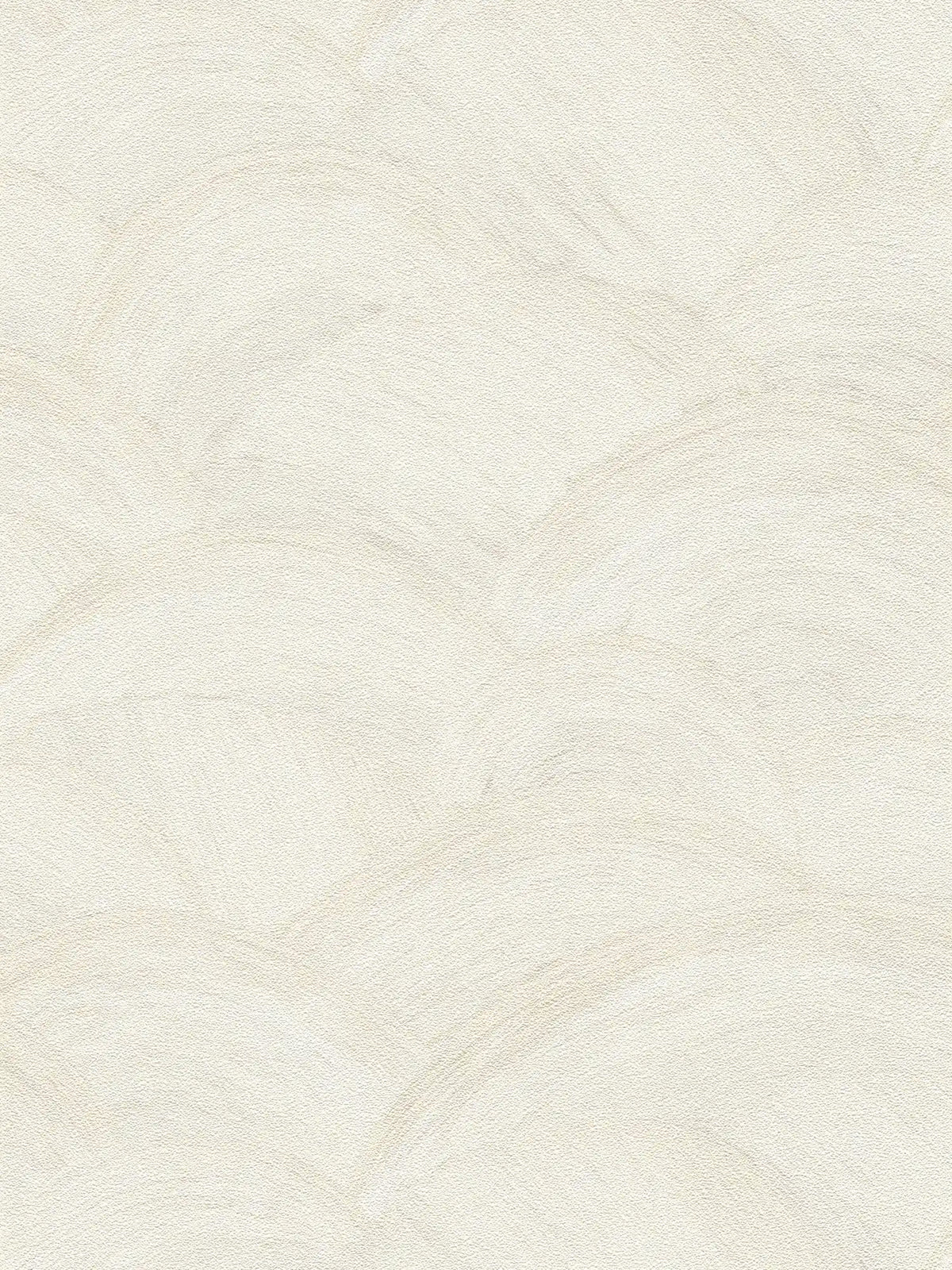 Sample - Wave Wallpaper - Cream