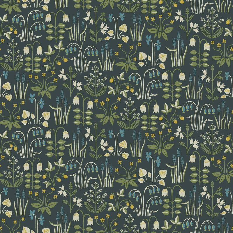 Strawberry Fields Wallpaper - Green