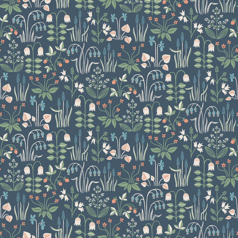Strawberry Fields Wallpaper - Blue