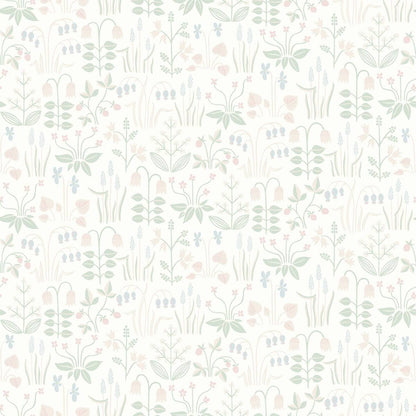 Strawberry Fields Wallpaper - White