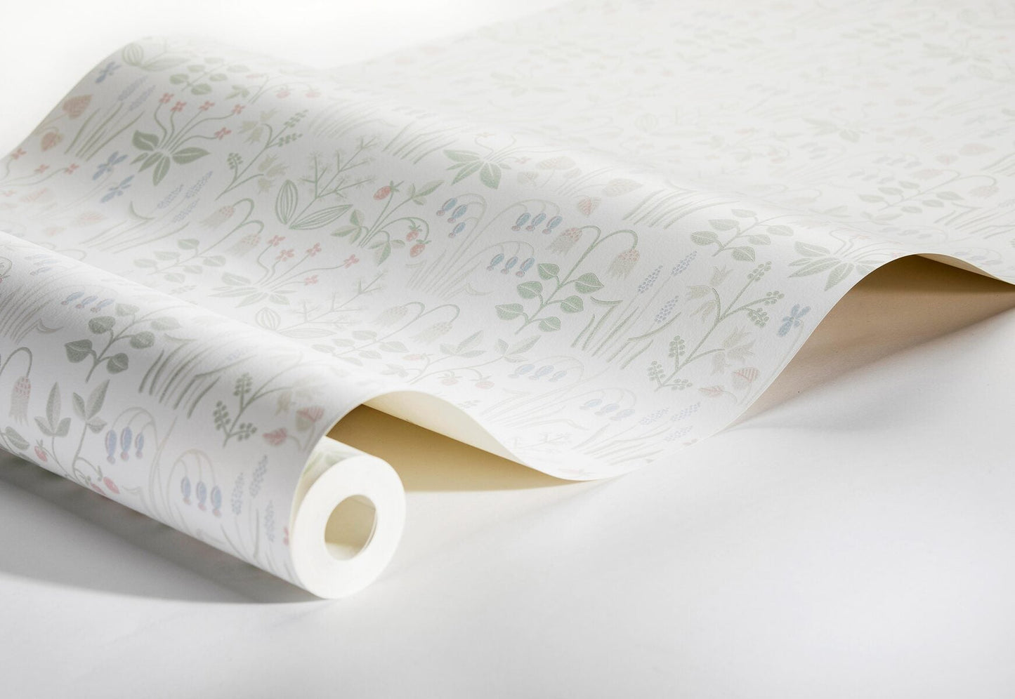 Strawberry Fields Wallpaper - White