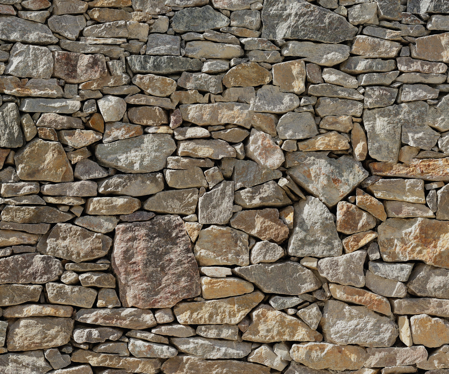 Stone Wall - Custom Sized Wallpaper Mural (per m2)