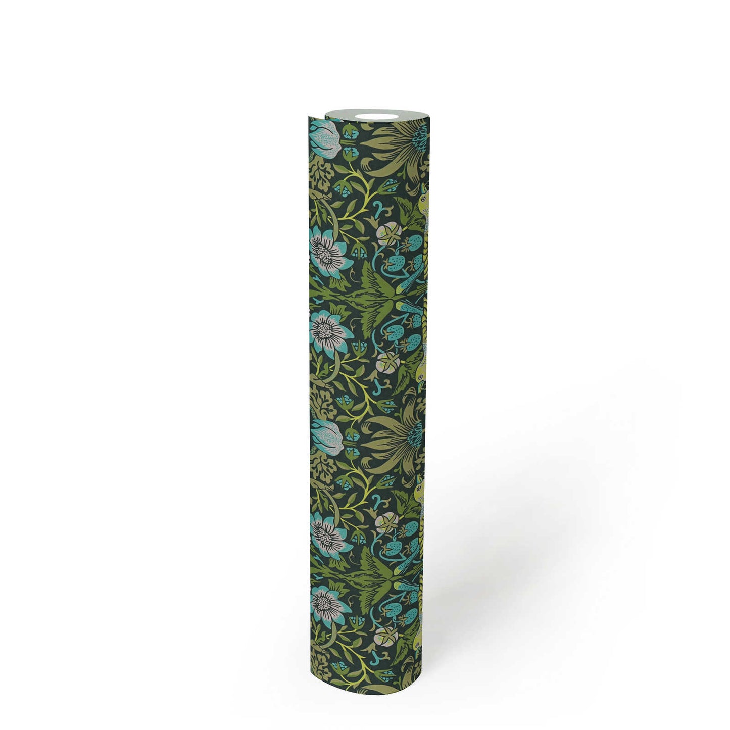 Baroque Birds Wallpaper - Blue/Green