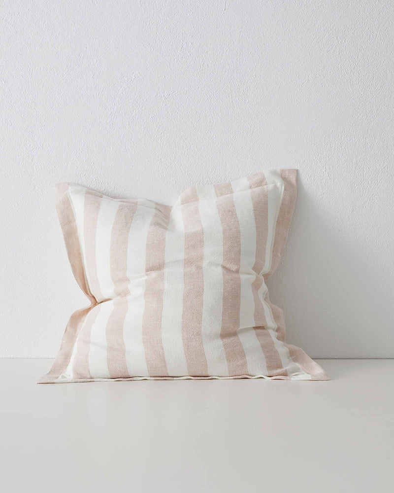 Vito Linen Stripe Cushion - 10 Colours