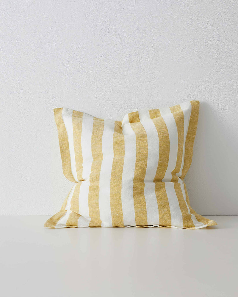 Vito Linen Stripe Cushion - 10 Colours